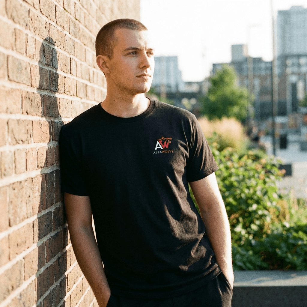 Alfawolvz Men Light Cotton T-Shirt - AlfaWolvz