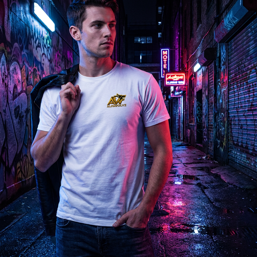 Alfawolvz Men Light Cotton T-Shirt - AlfaWolvz