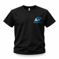 Alfawolvz Women's Crop Tee in Blue Logo - AlfaWolvz