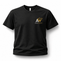 Alfawolvz Women's Crop Tee in Gold Logo - AlfaWolvz