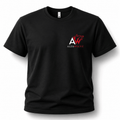 Alfawolvz Women's Crop Tee in Red Logo - AlfaWolvz